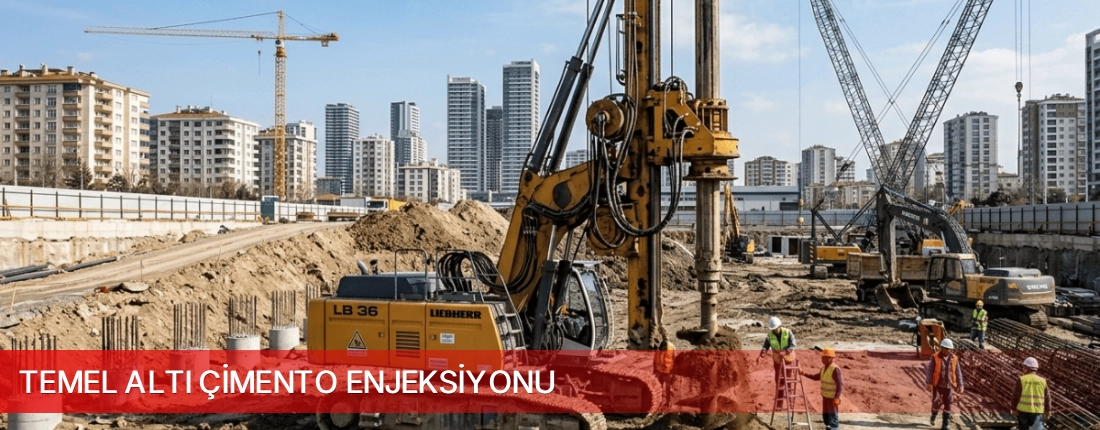Temel Altı Çimento Enjeksiyonu Kargo